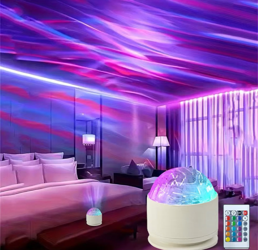 LED Waterripple & Aurora Light Projector Aurora