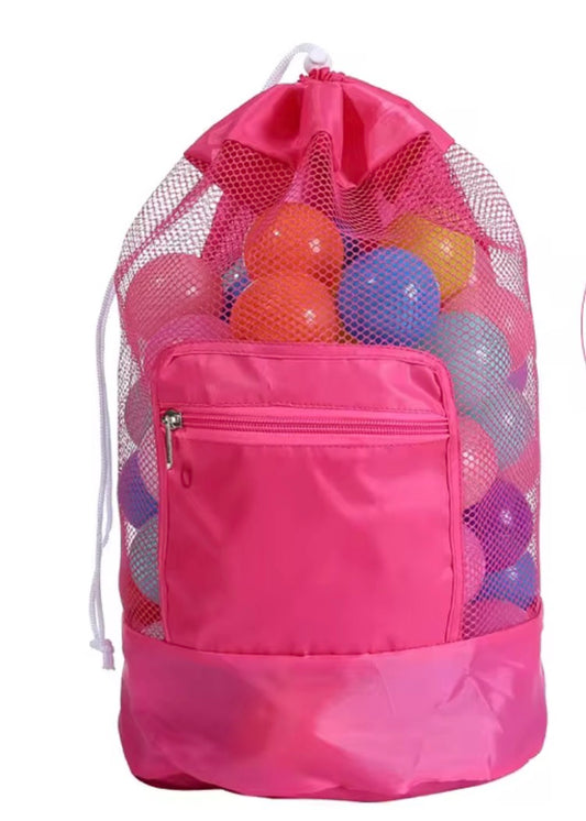 Kids Beach Toy Mesh Beach Bag