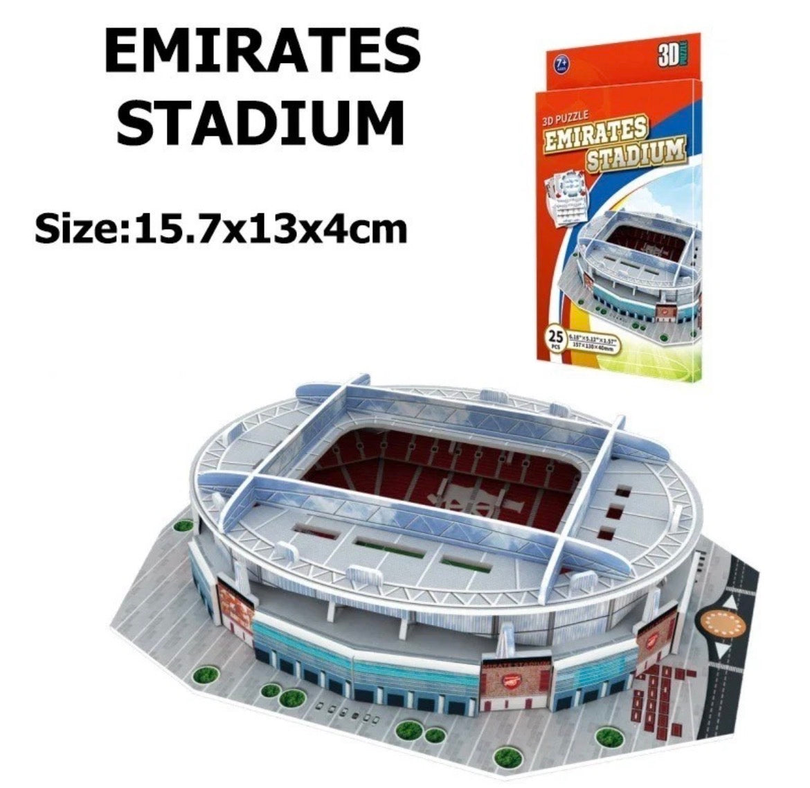 3D Football Stadium Miniature Model