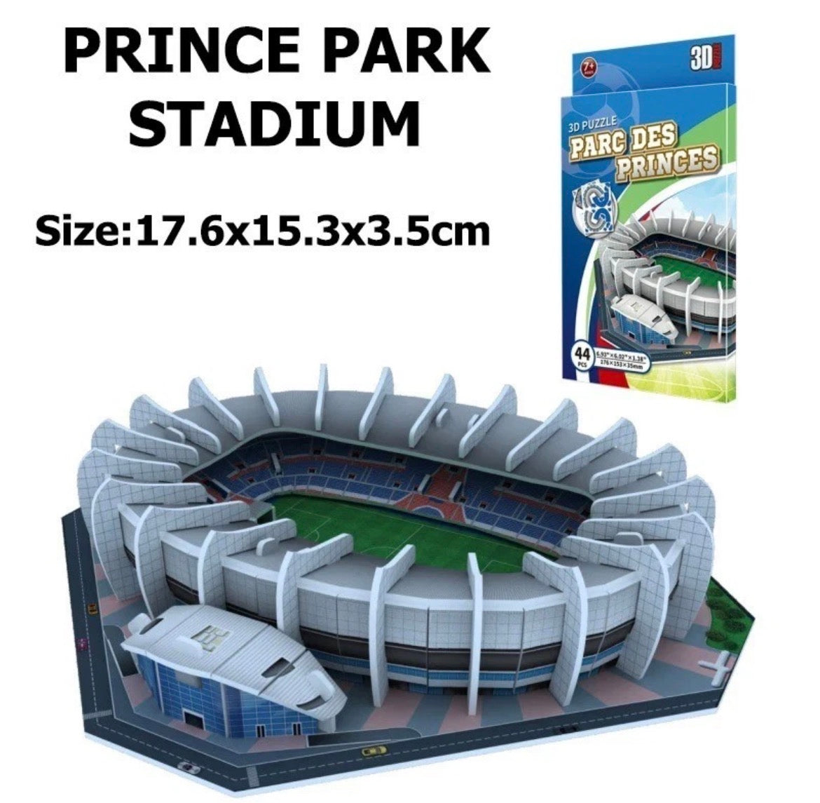 3D Football Stadium Miniature Model