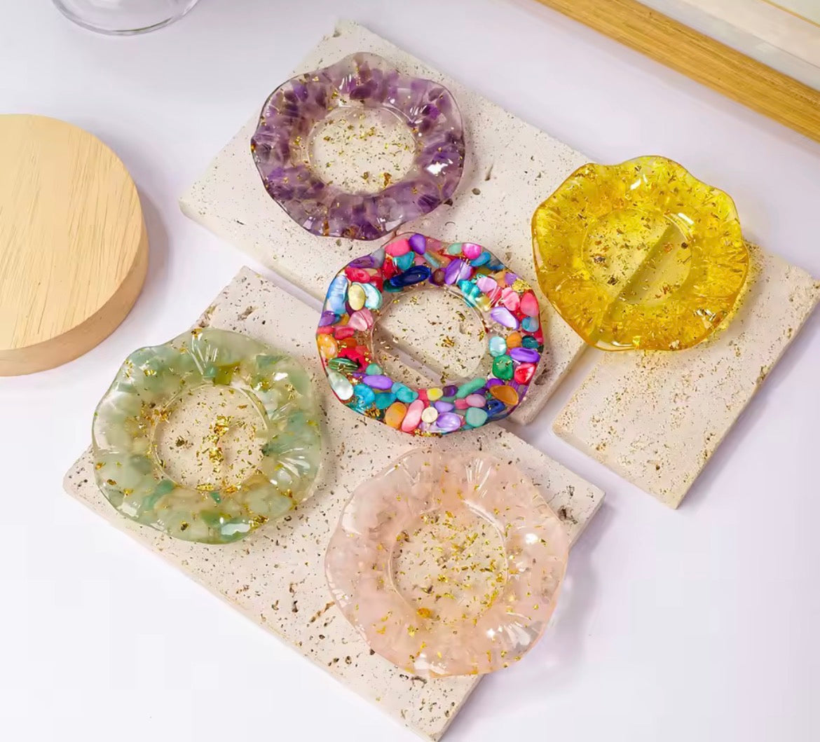 Crystal Reiki Bowl Flower Plate