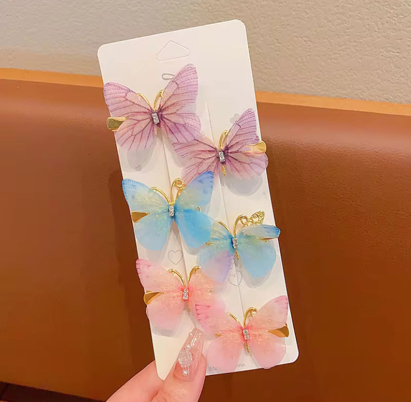 Butterfly Hair Clips 5