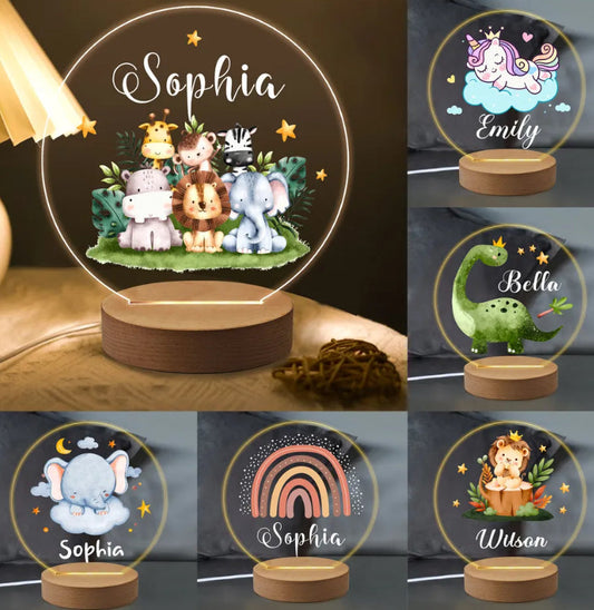 Personalised Kid’s LED Night Light