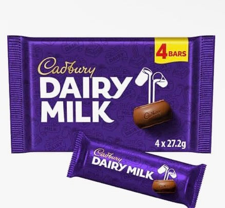4 Pack Chocolate Bars