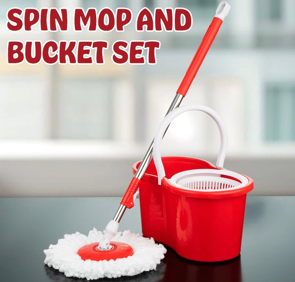 360° Floor Spin Mop Bucket