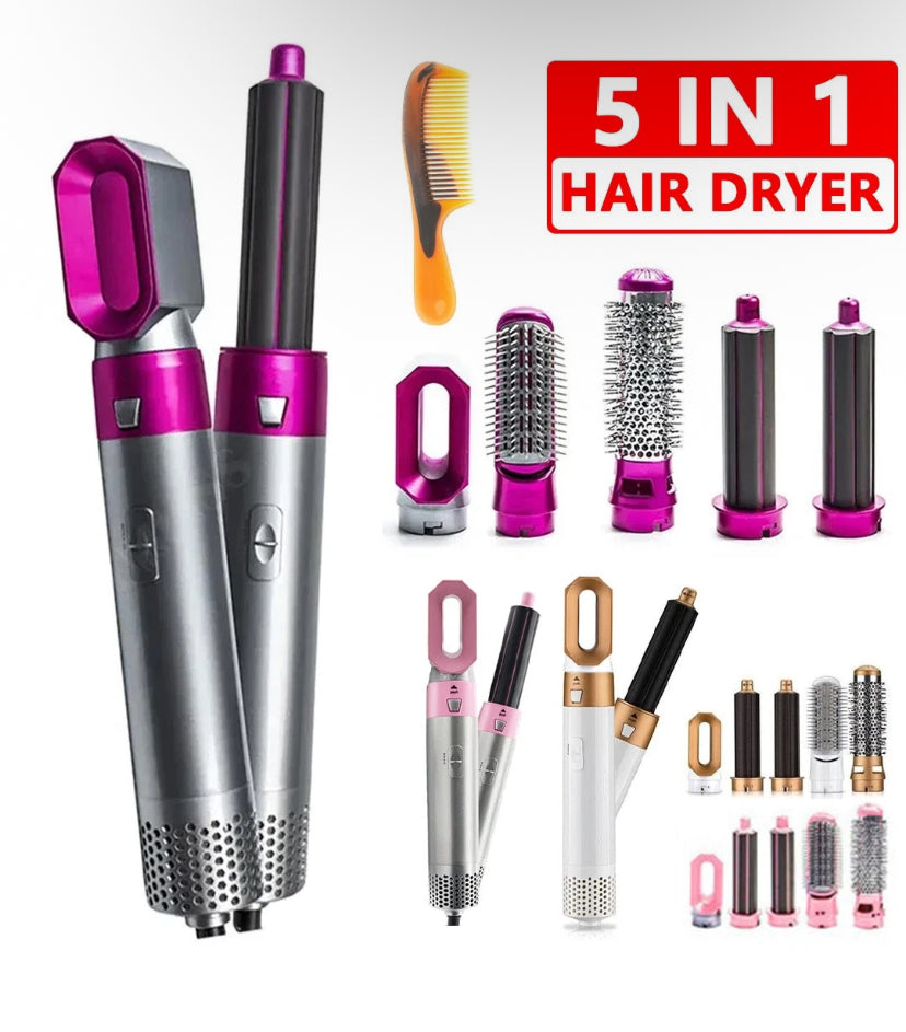 5 in 1 Professional Hair Curler Dryer Styler