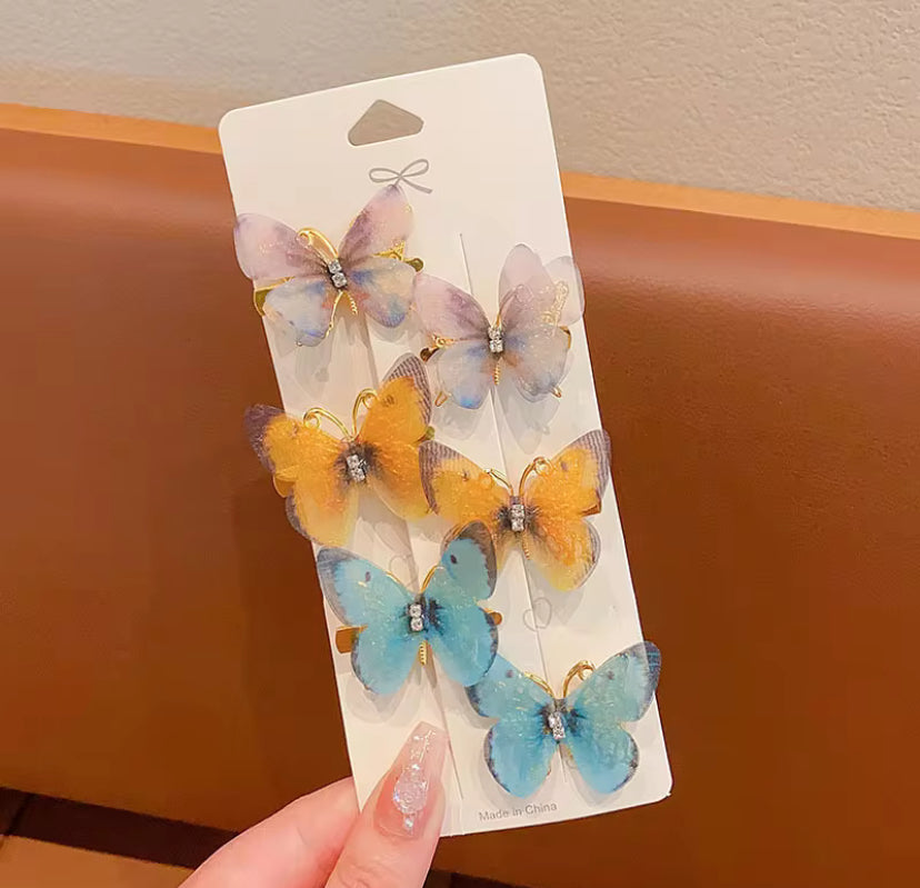 Butterfly Hair Clips 4