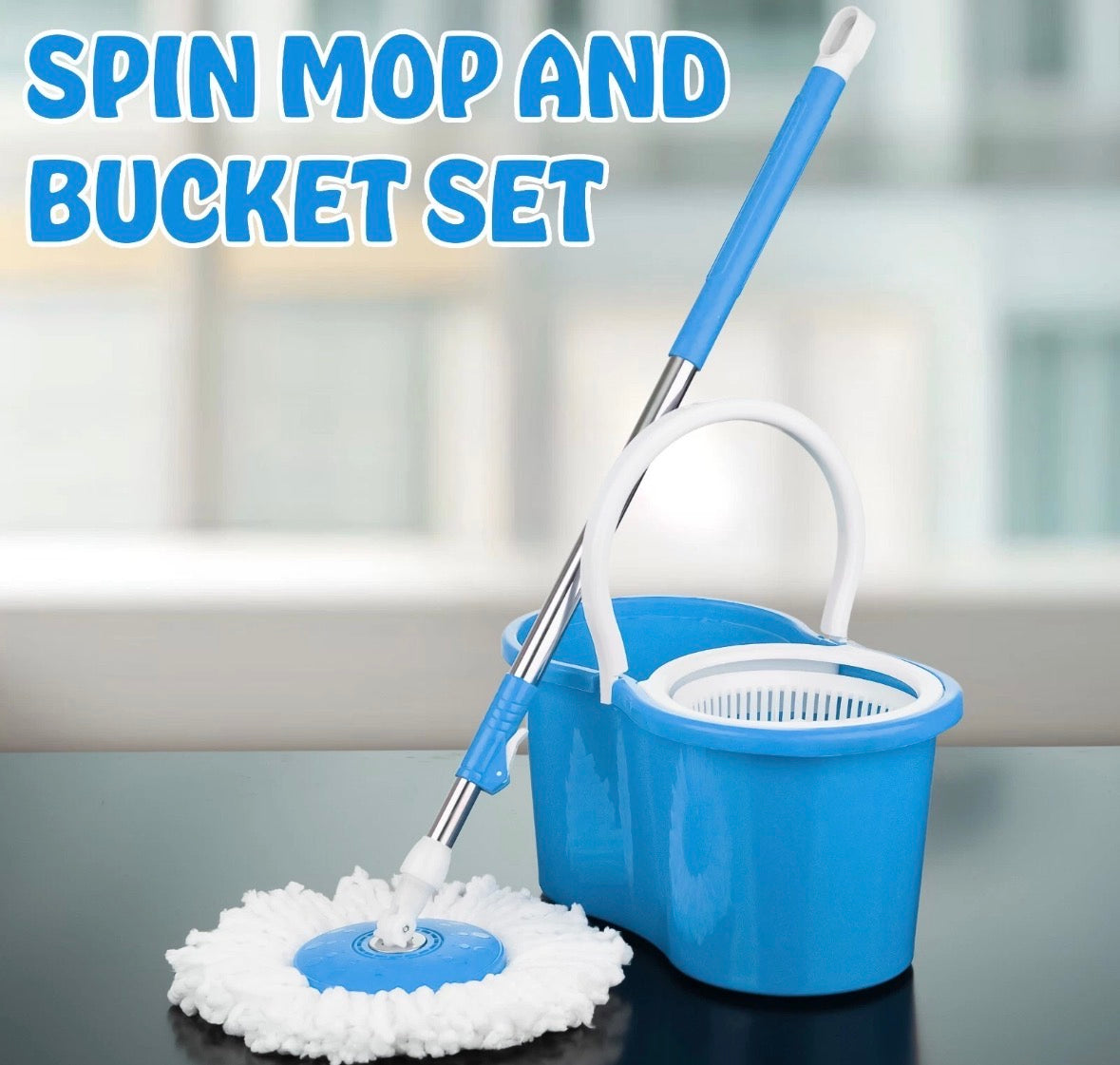 360° Floor Spin Mop Bucket