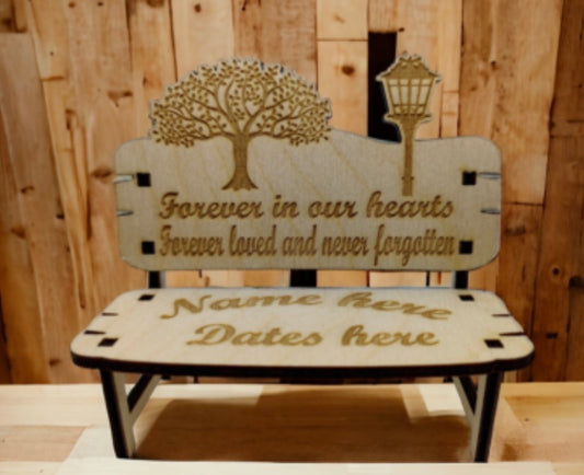 Memorial Personalised In Loving Memory Bench