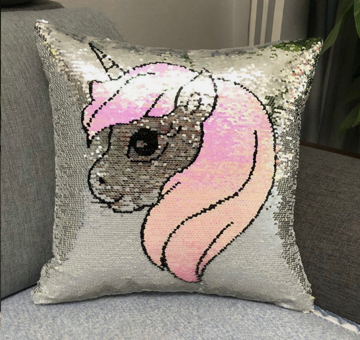 Reversible Unicorn Cushion
