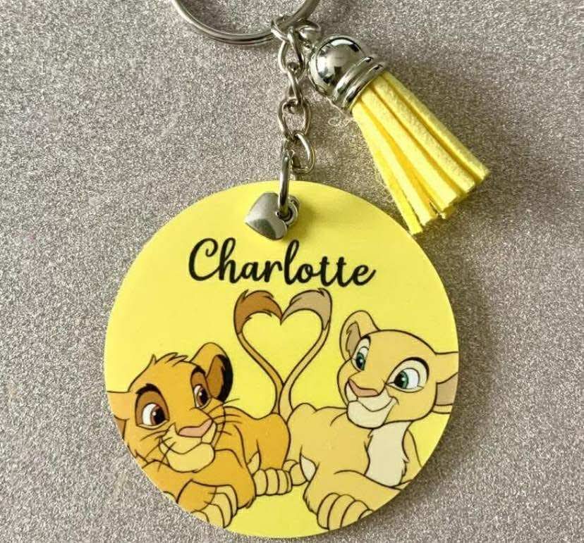 Personalised Character Keychain