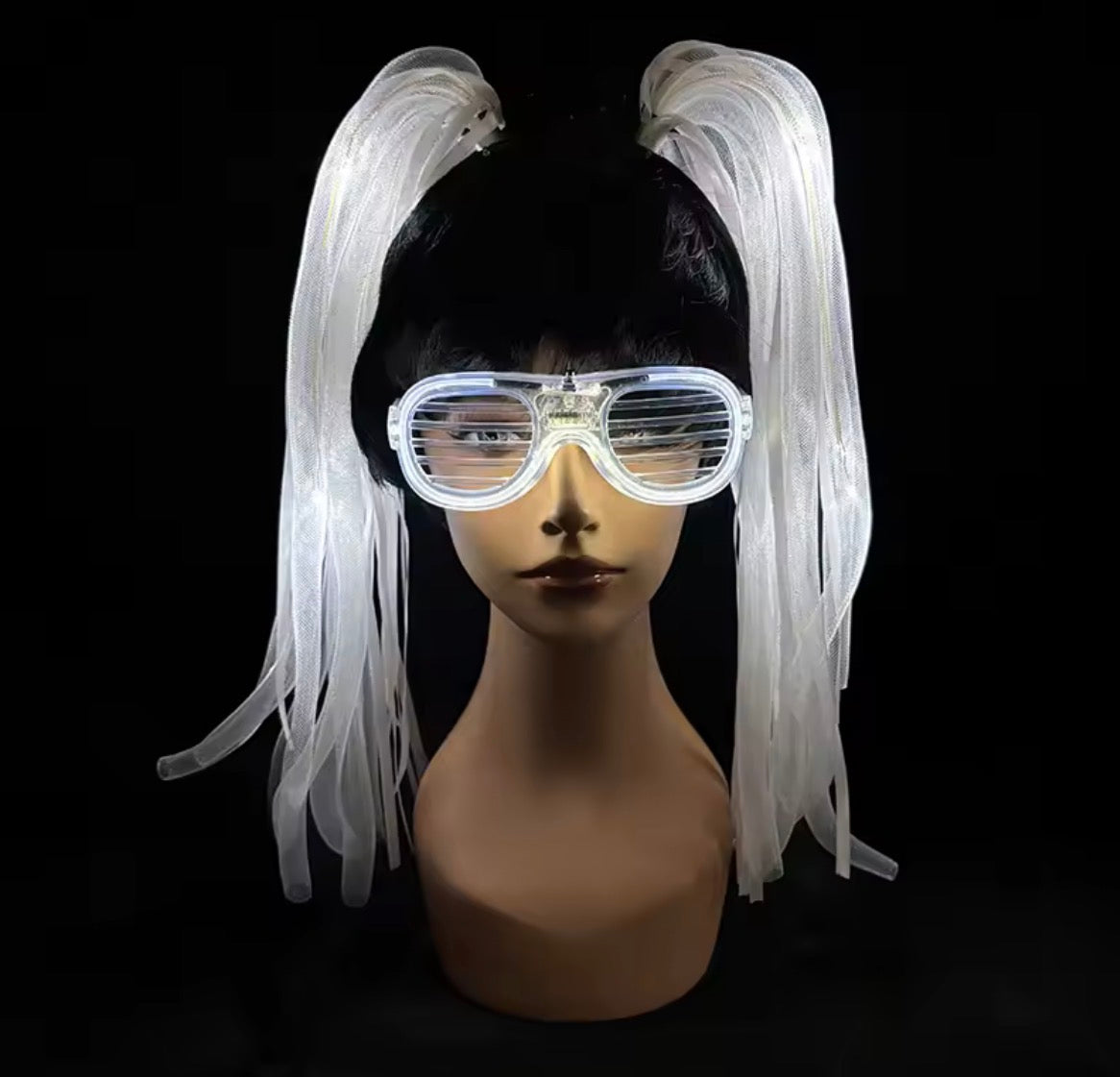 Flashing Noodles Headband And Glasses