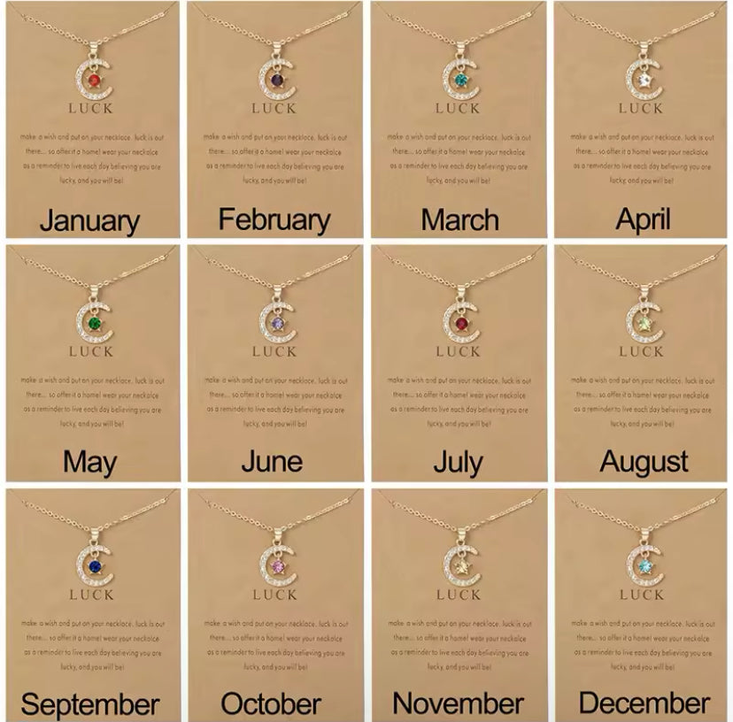 Birthstone Necklaces
