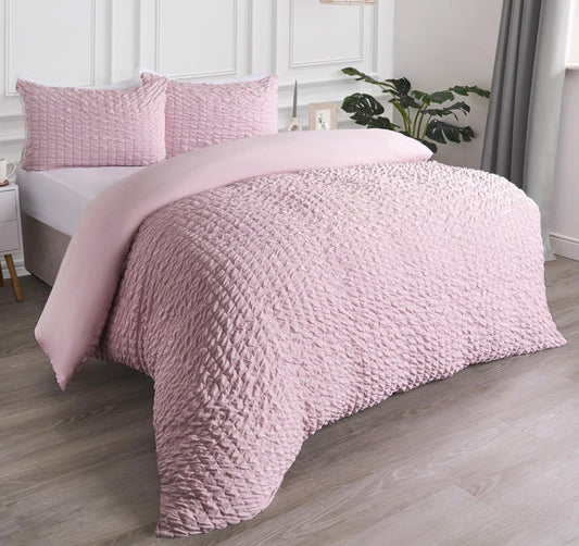Luxury Seersucker Duvet Cover Set
