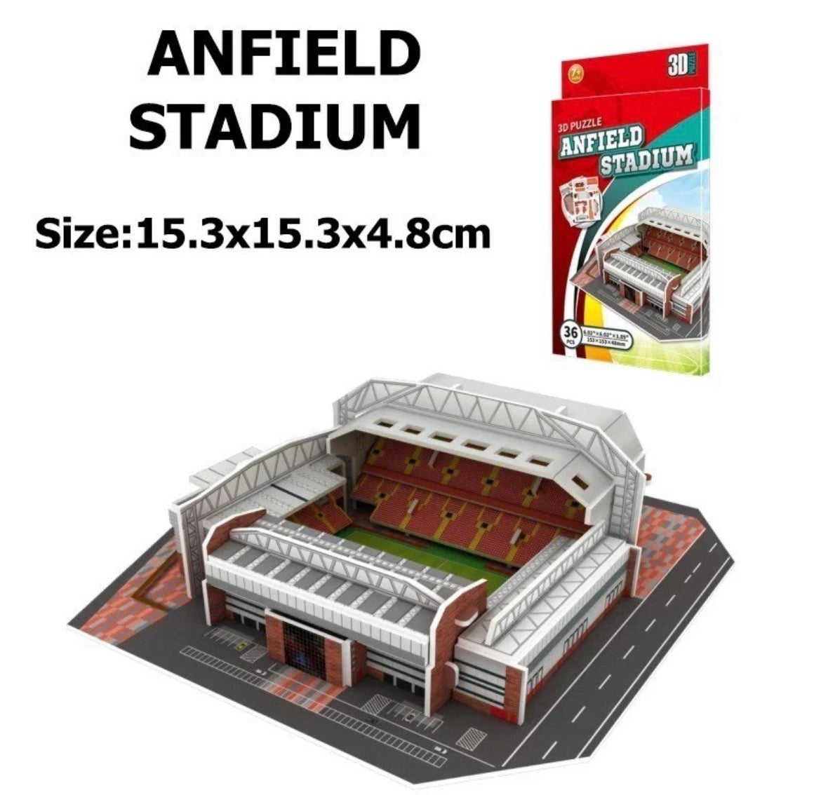 3D Football Stadium Miniature Model