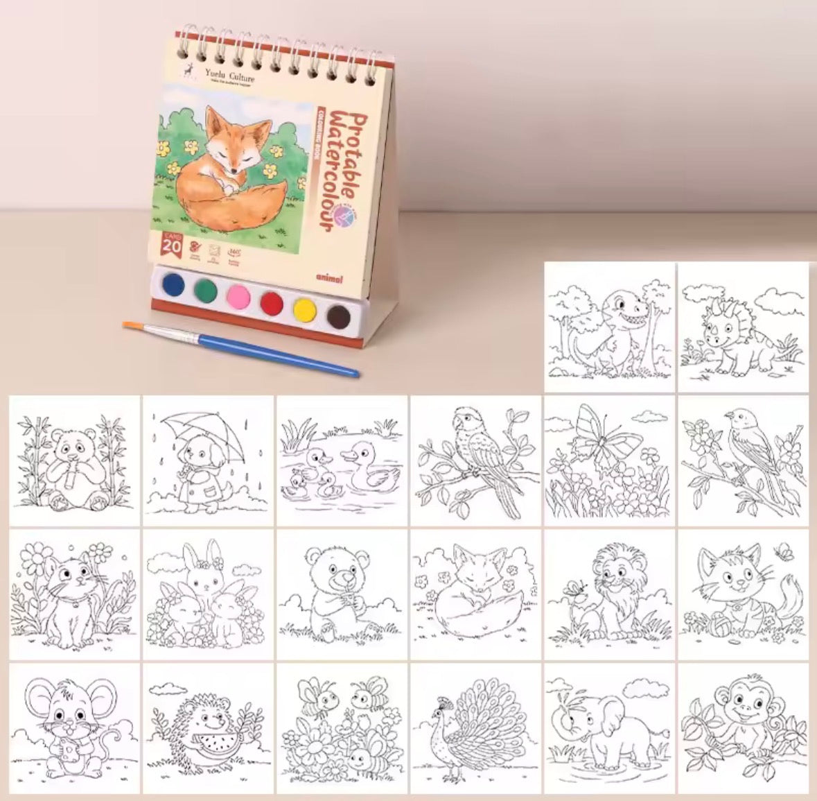 Watercolour Graffiti Book
