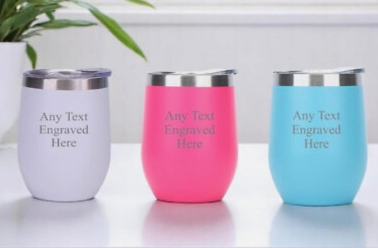 Personalised Engraved 12oz Travel Mug