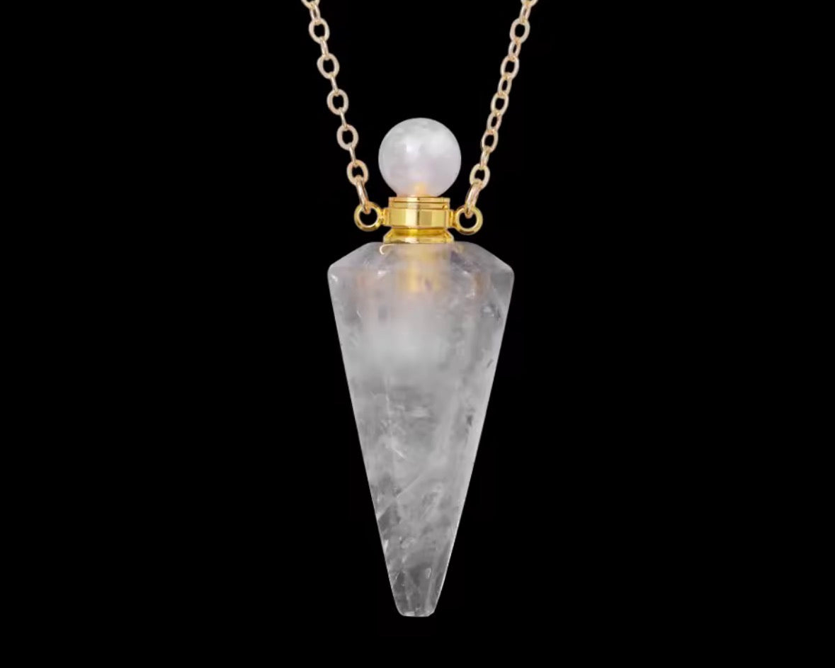 Crystal Perfume Necklace