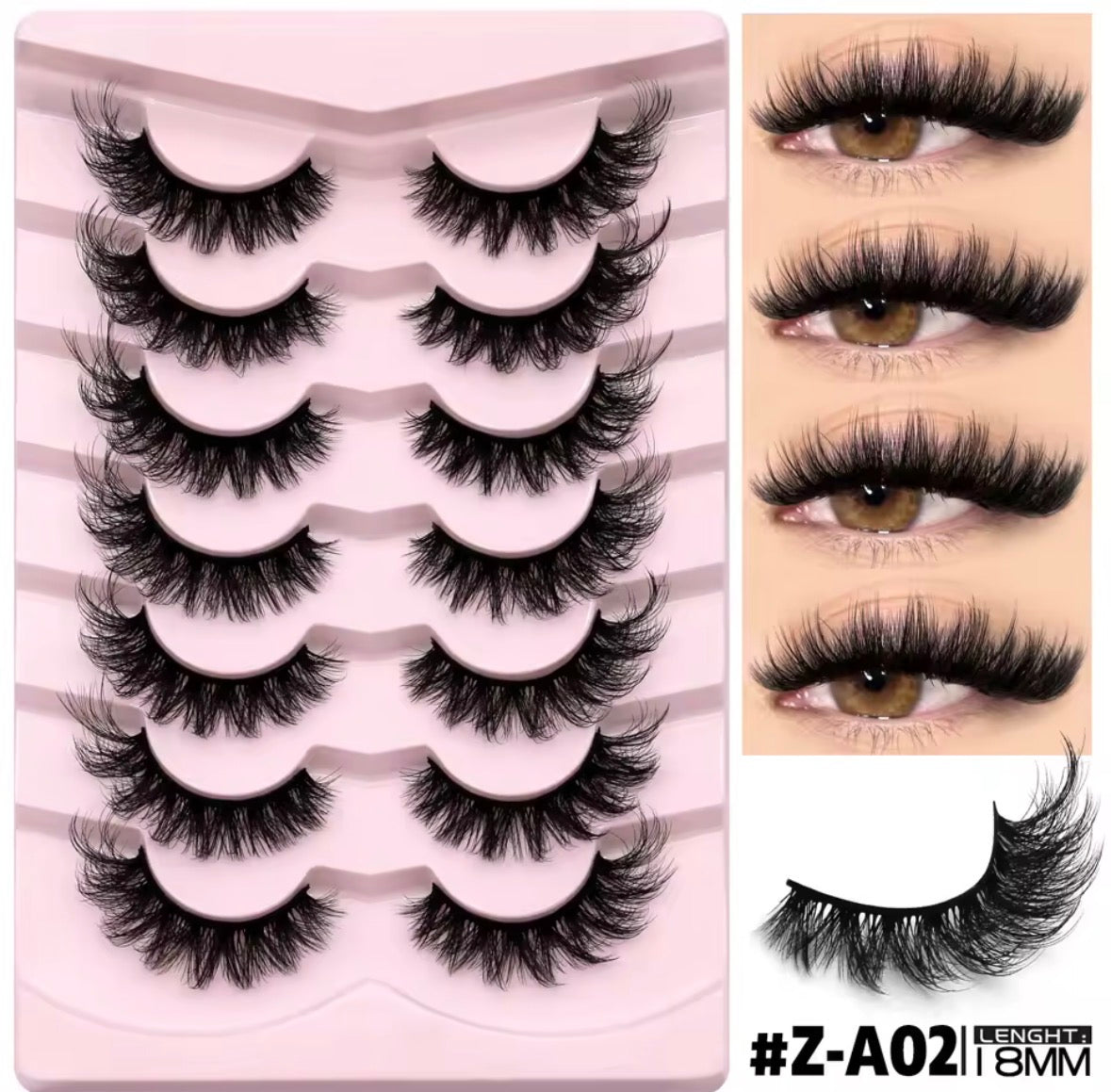 3D Mink Lashes Cat Eyelashes