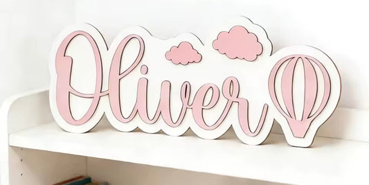 Personalized Custom Wooden Name Plaques