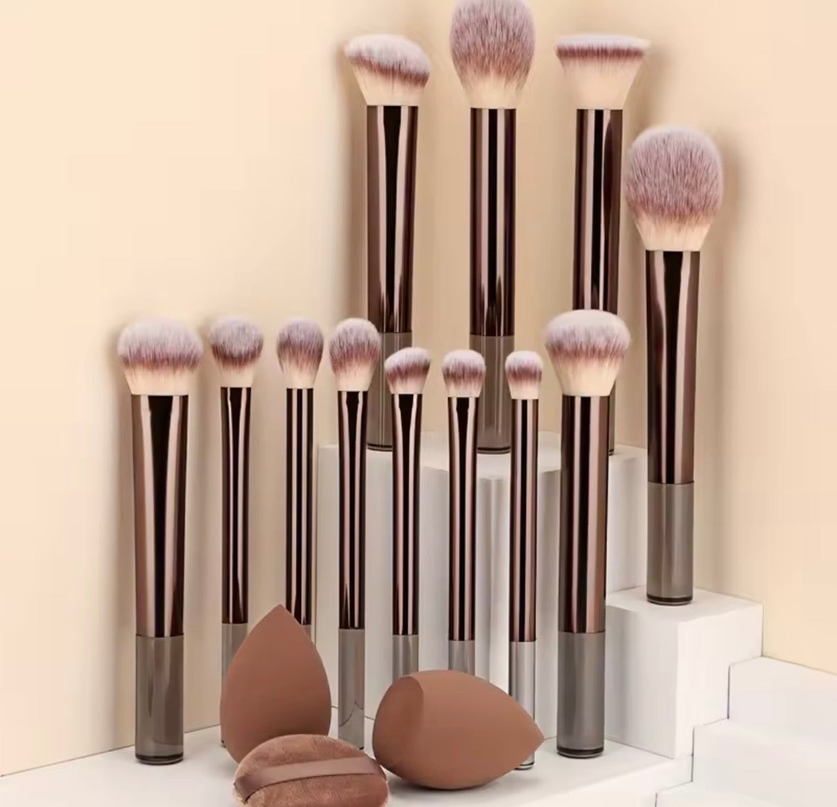 12pc Makeup Brush Set