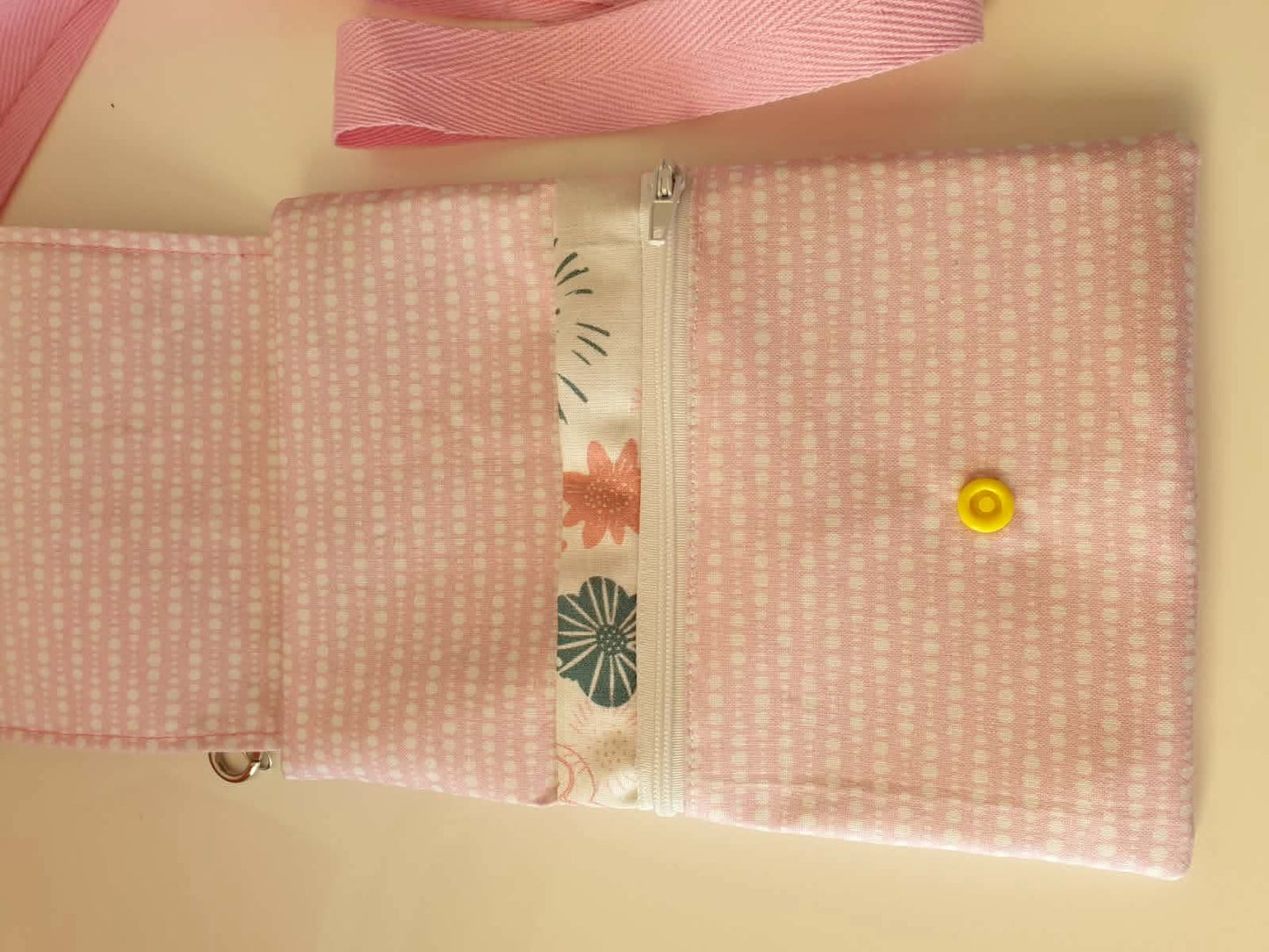 Handmade Phone Bag With Zip