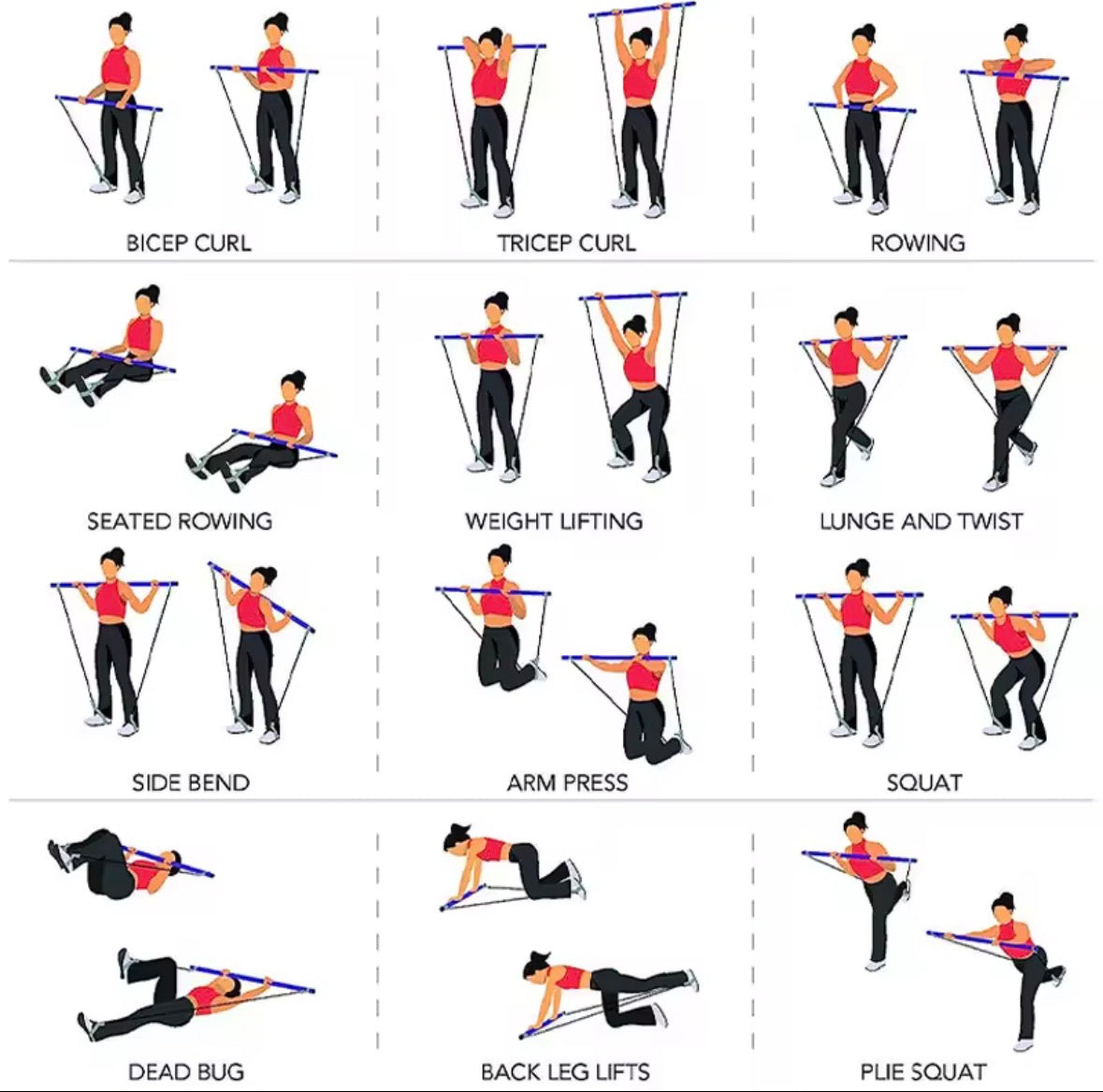 Multifunctional Pilates Bar
