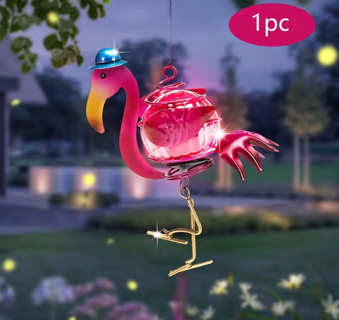 Solar-Powered Hanging Animal Lights