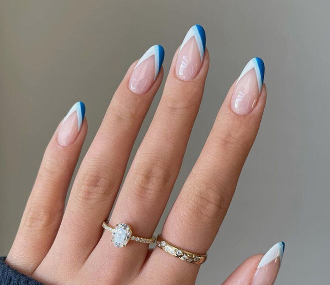 24Pcs Long Coffin Press On Nails 2