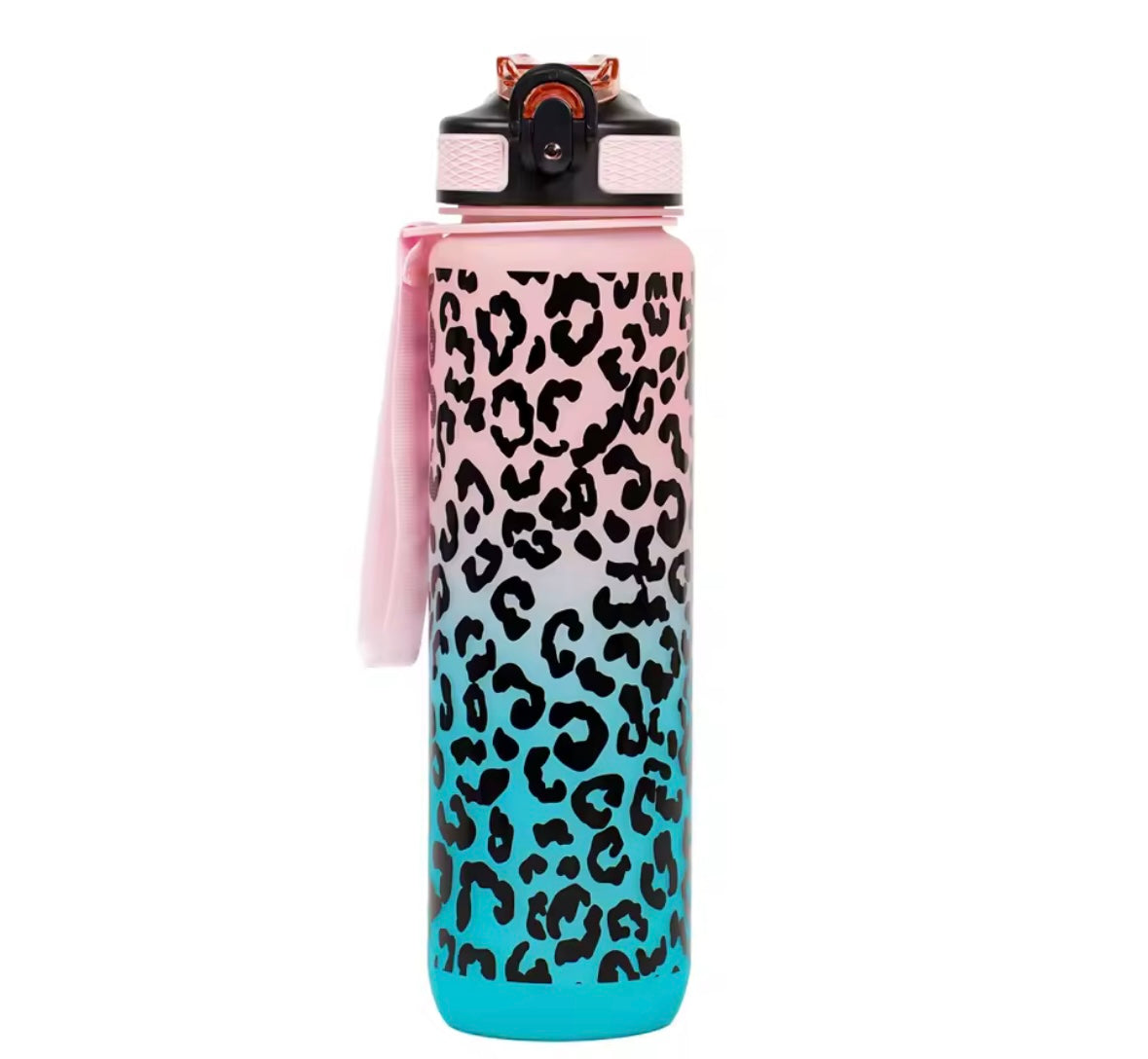 Leopard Print Water Bottle