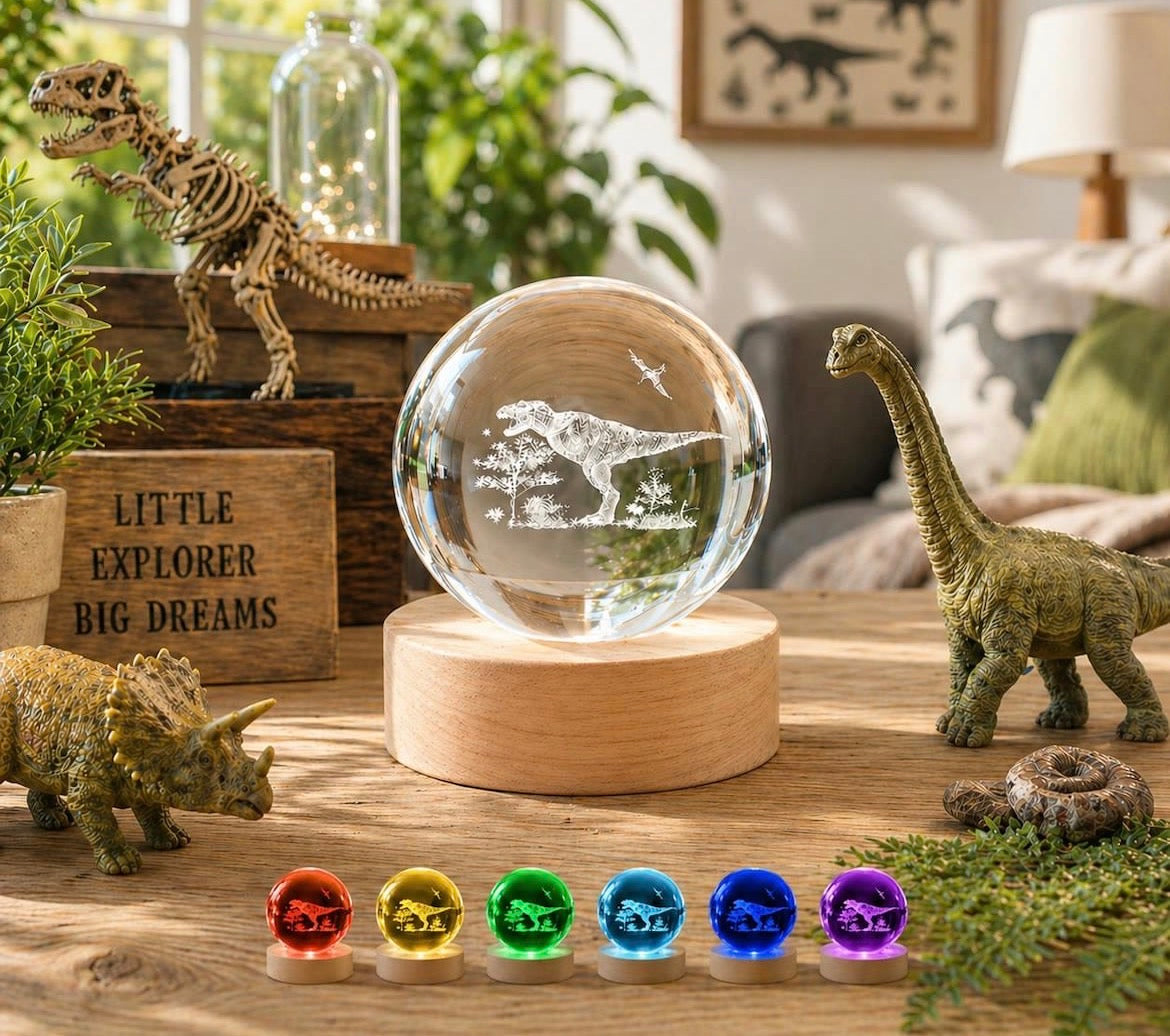 3D Crystal Ball Lamp