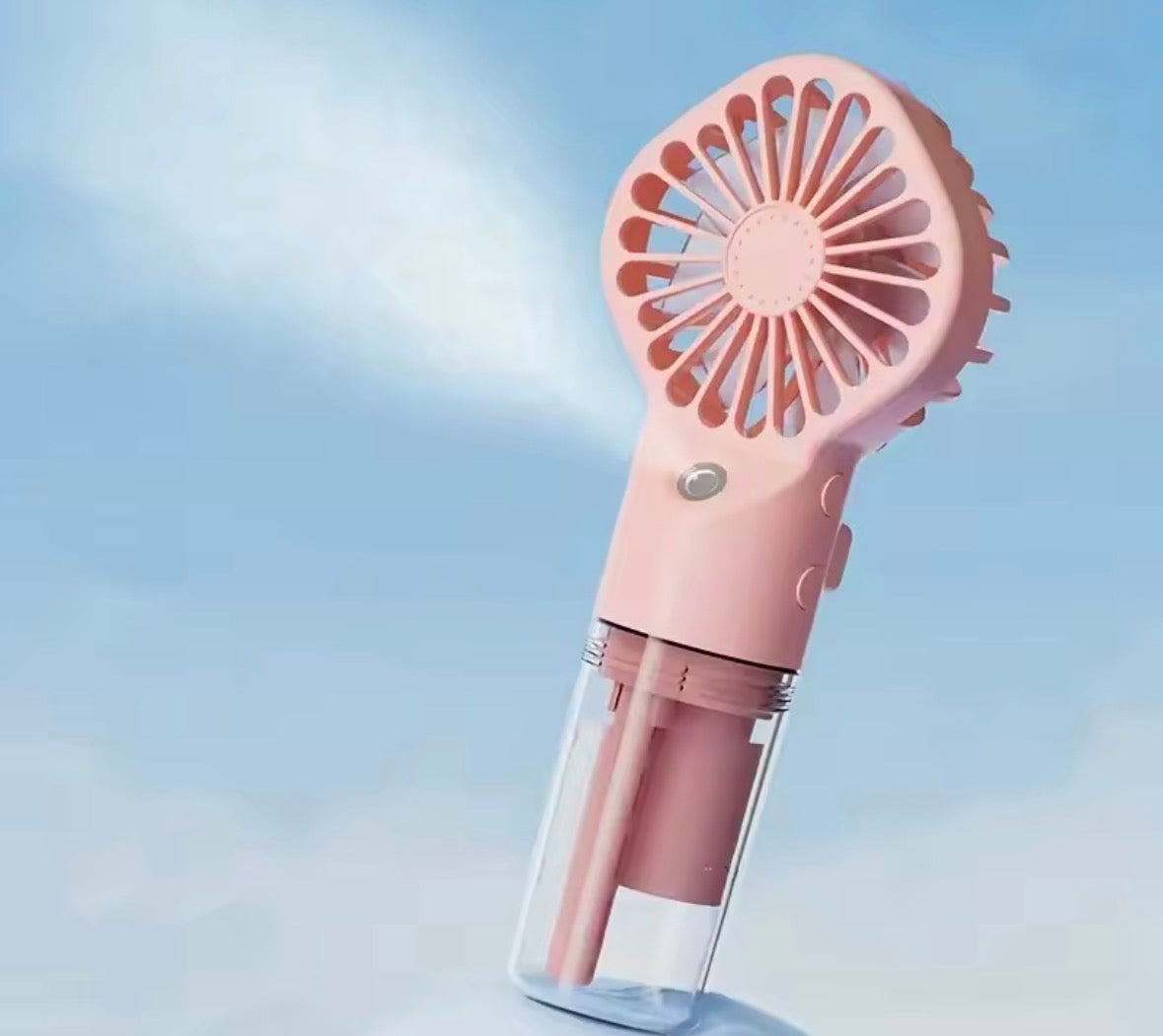 Fan With Spray Mist