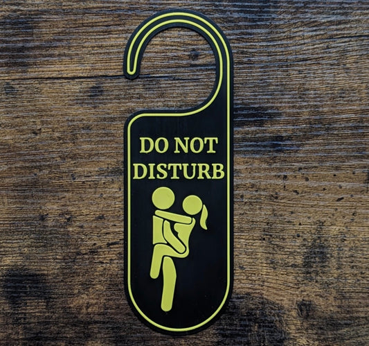 Rude Do Not Disturb Door Sign
