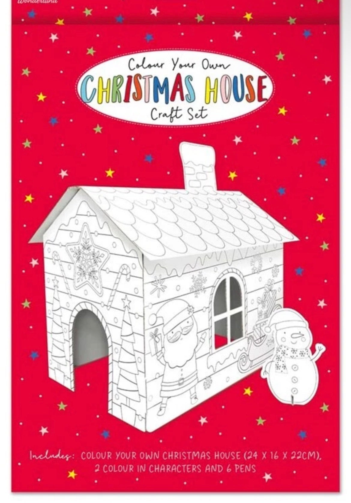 Colour Your Own Christmas House