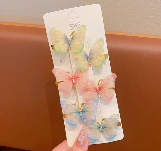 Butterfly Hair Clips 1