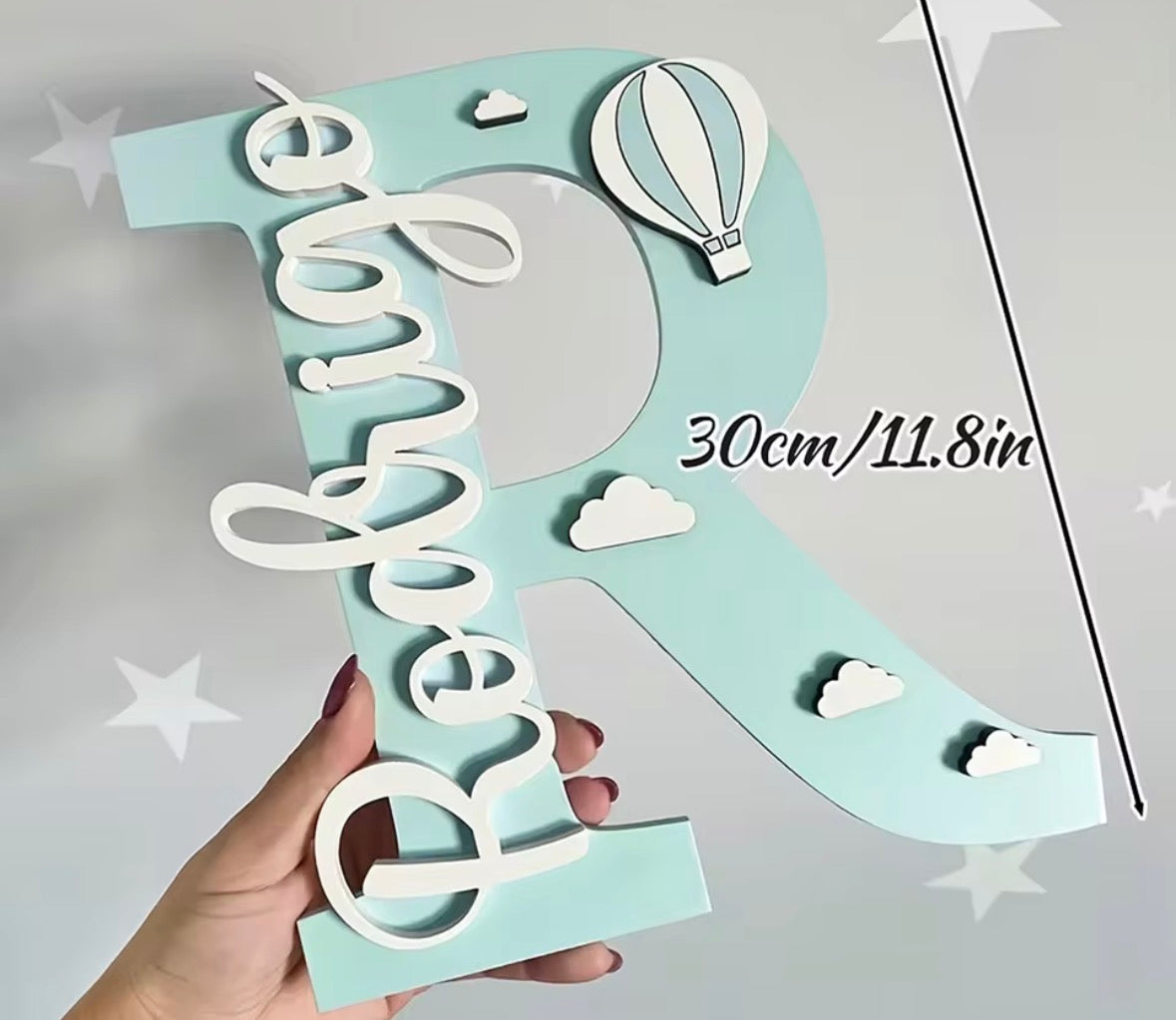 Wooden Name Tag