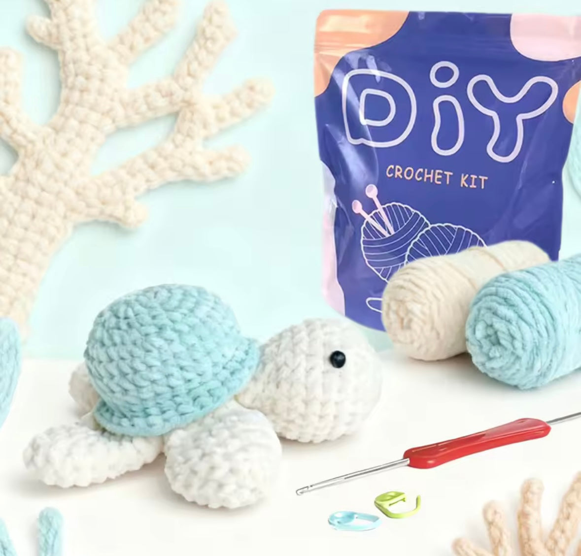 Turtle Knitting Kit
