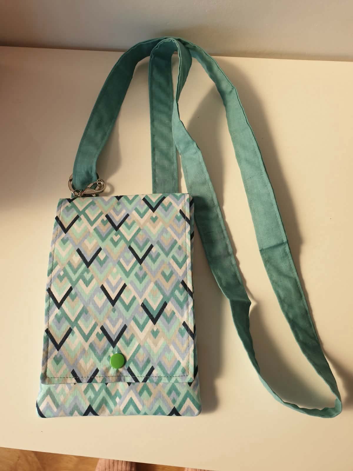 Handmade Phone Bag With Zip