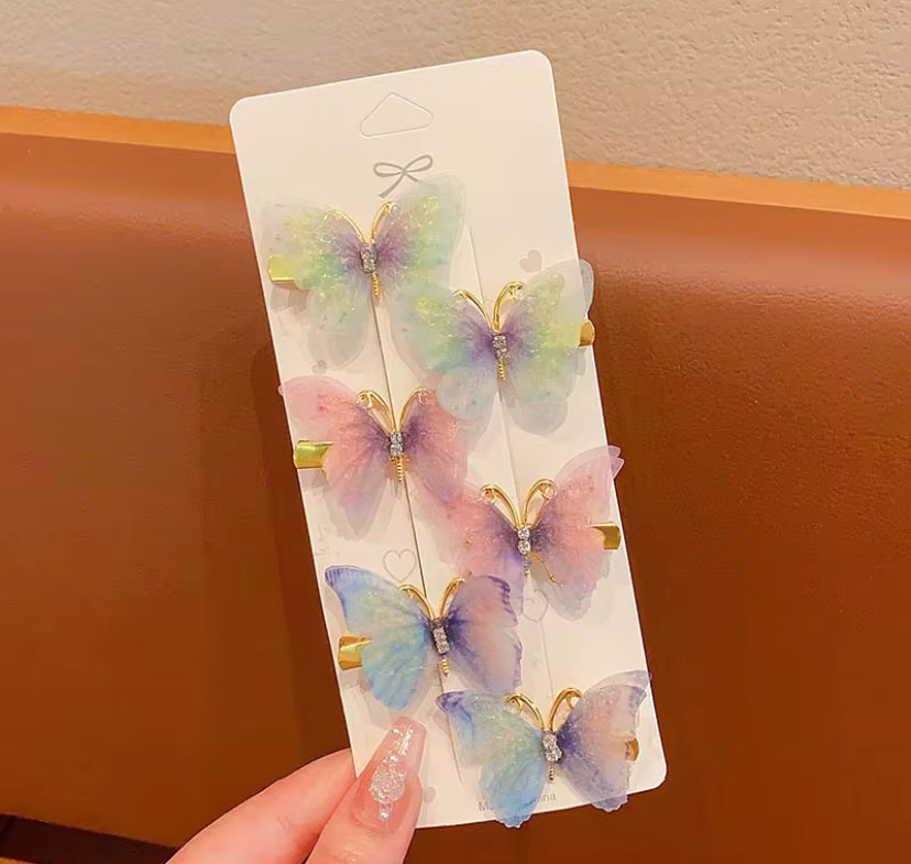 Butterfly Hair Clips 2