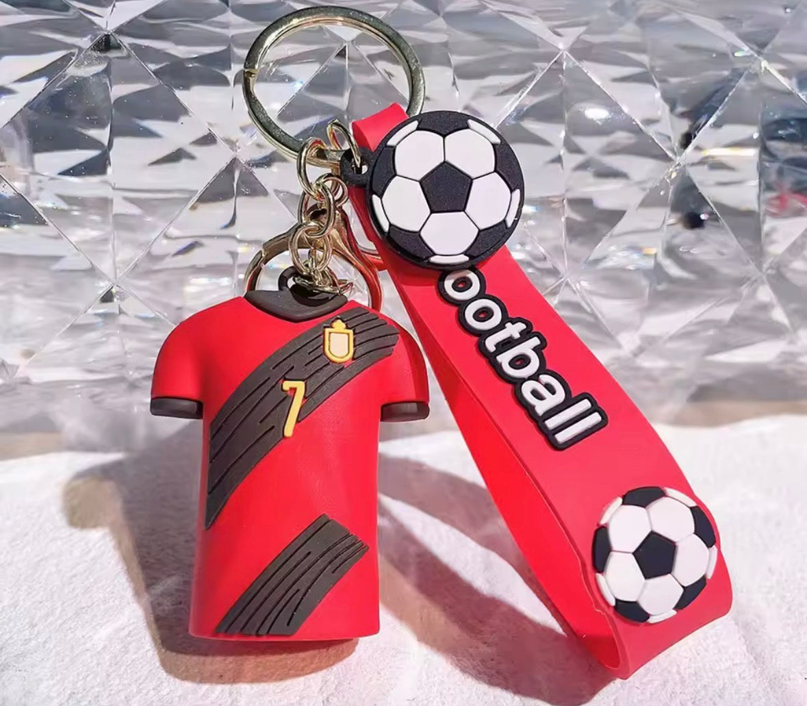 Football Jersey Keychain