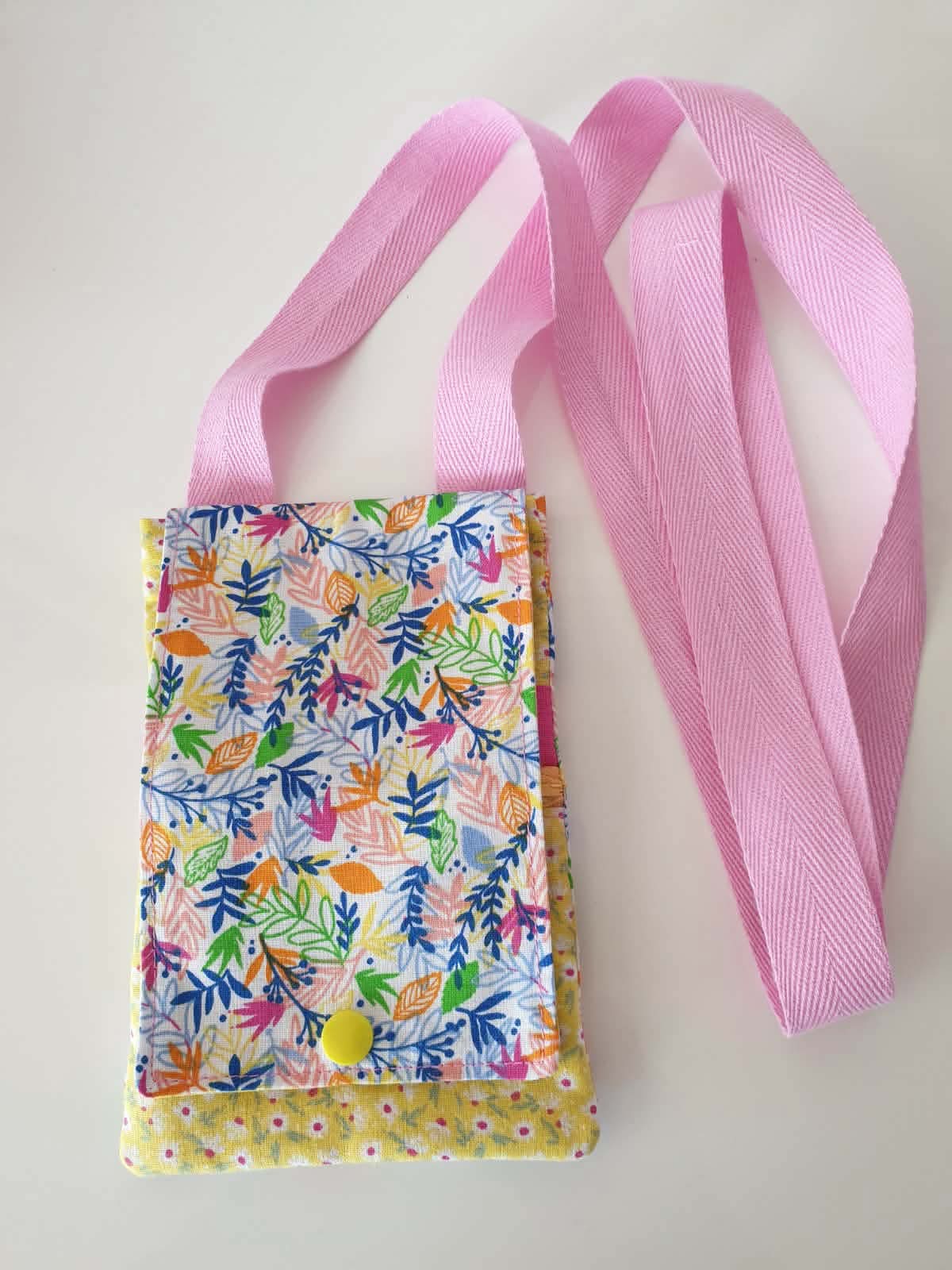 Handmade Phone Bag With Zip