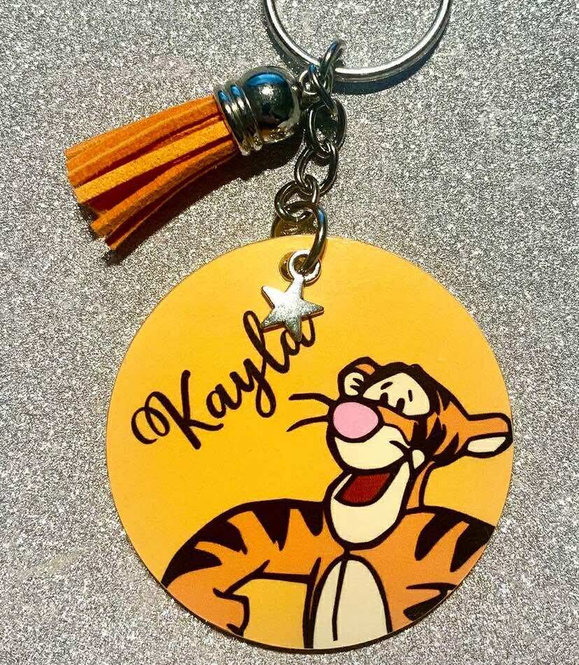 Personalised Character Keychain