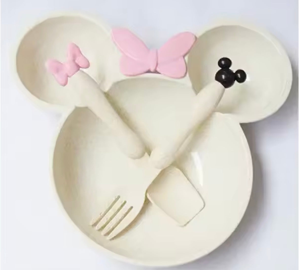 Baby Training Bowl Spoon Fork  Plate Set