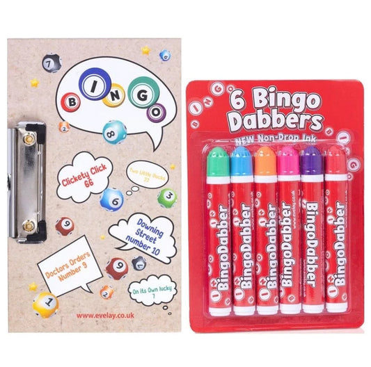 Bingo Dabbers & Board