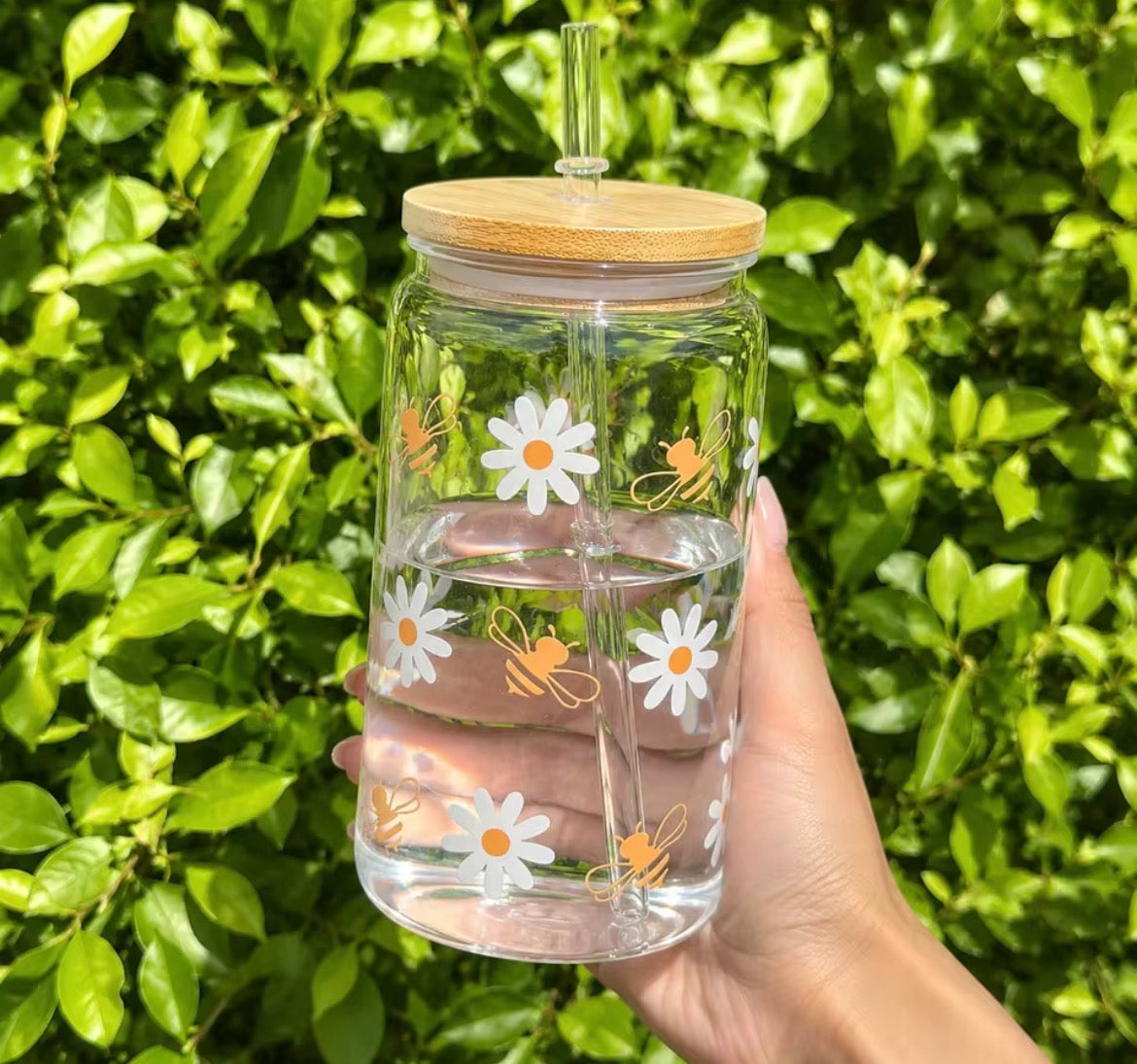 Bee Jar Glass
