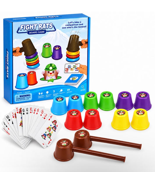 Stacking Cups & Card Game