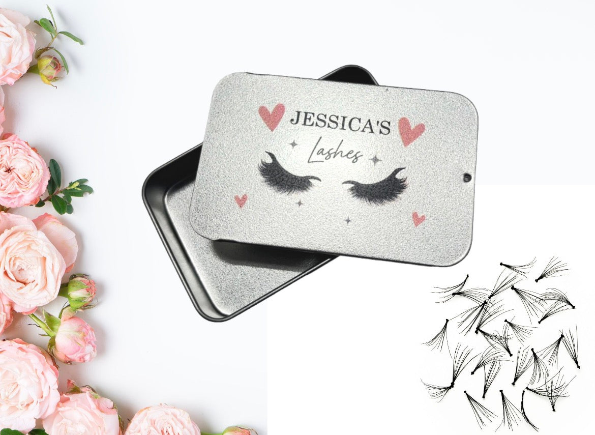 Personalised Lashes Tin