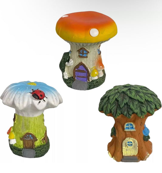 3pk Miniature Secret Mushroom Garden