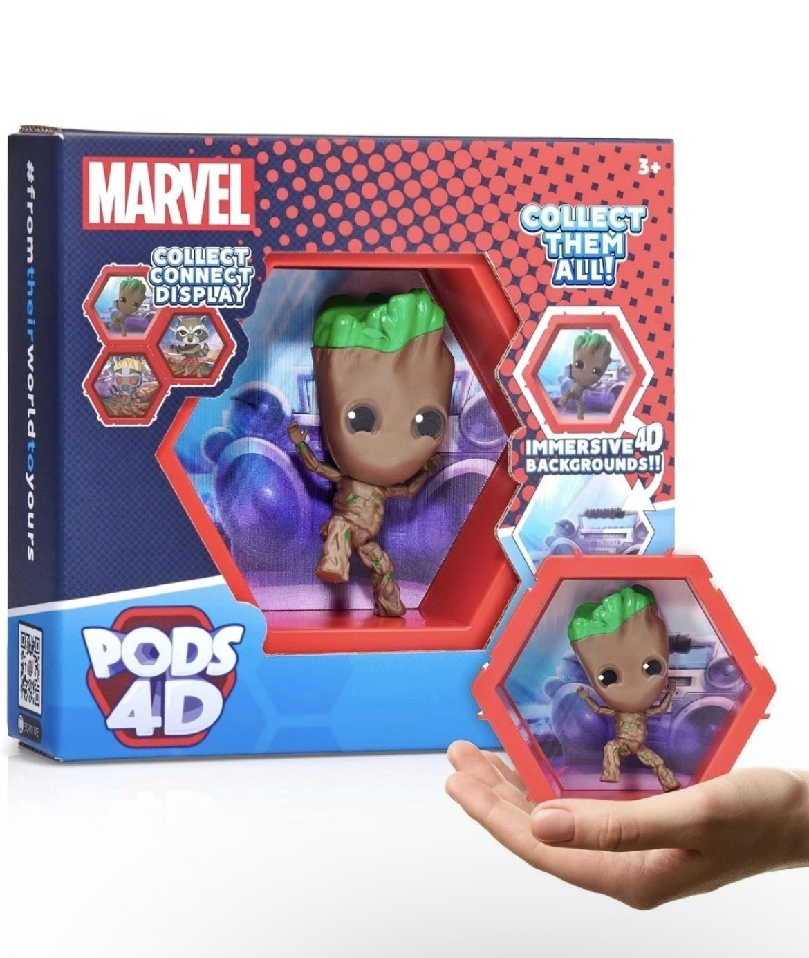 Groot Pods 4Ds