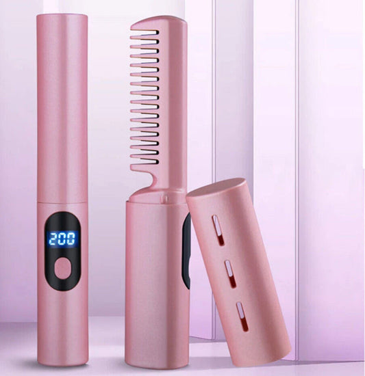 Cordless Hair Straightener Comb